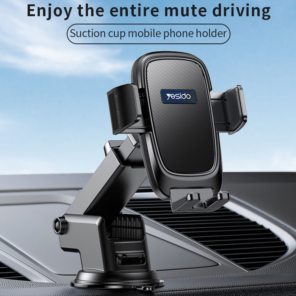 Car Holder (C262) - Gravity Grip, Dashboard/Windshield - Black