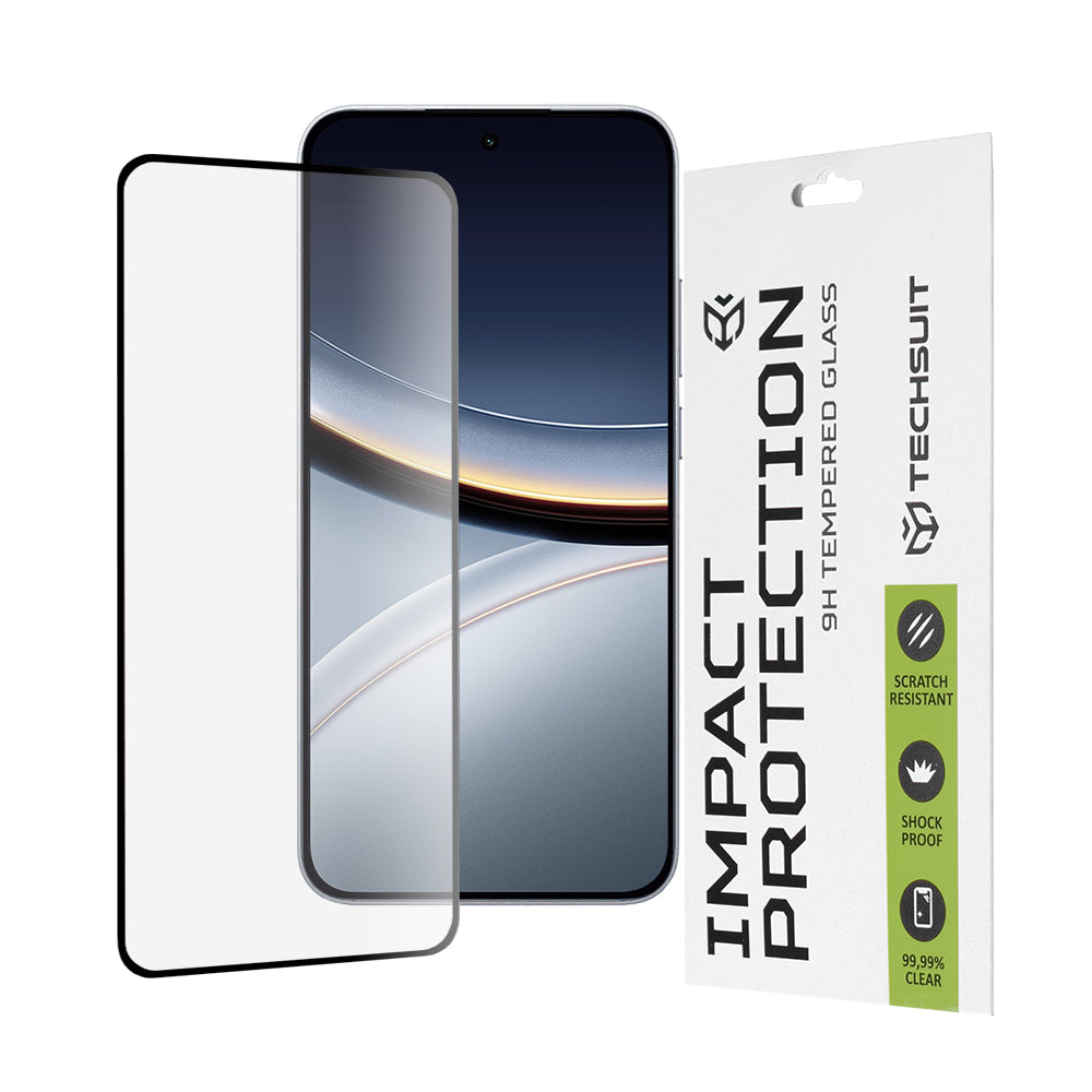 111D Full Cover / Full Glue Glass - Xiaomi Poco F7 - Black