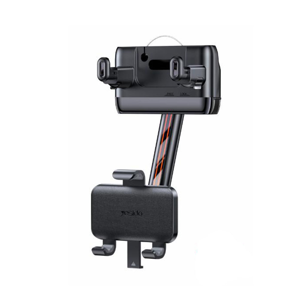 Yesido - Car Holder - Adjustable Multi-Angle, 360° for Rearview Mirror - Black