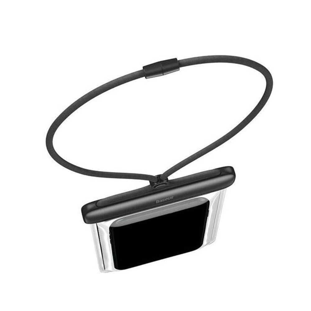 Baseus - Waterproof Case - IPX8, with Slide Lock, for Phone 7.2" - Black