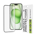 111D Full Cover / Full Glue Glass - iPhone 15 Plus / iPhone 16 Plus - Black