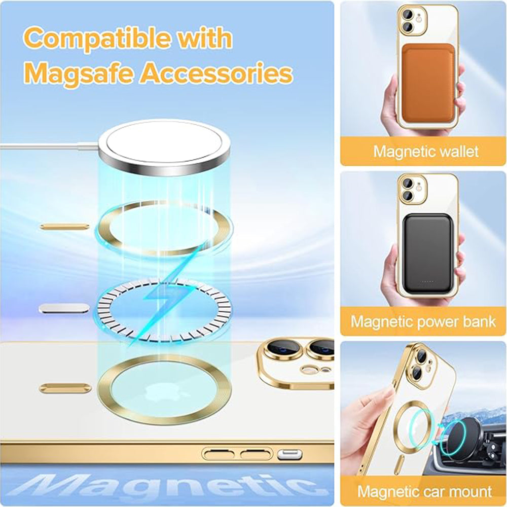 Luxury Crystal MagSafe - iPhone 12 - Gold