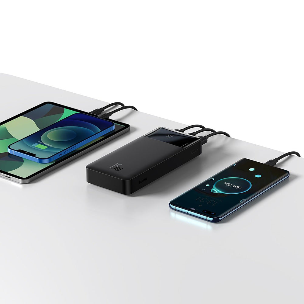 Baseus - Power Bank Bipow - Digital Display 20000mAh - Black
