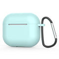 Silicone Case - for AirPods 4, Smooth Ultrathin Material - Cyan