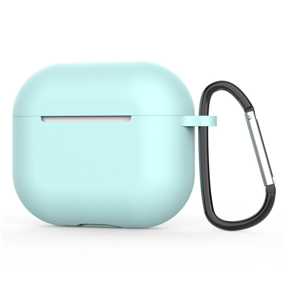 Silicone Case - for AirPods 4, Smooth Ultrathin Material - Cyan