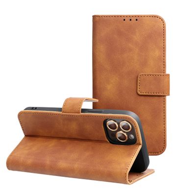TENDER Book Case for XIAOMI Redmi Note 14 5G / 4G (GLOBAL) brown