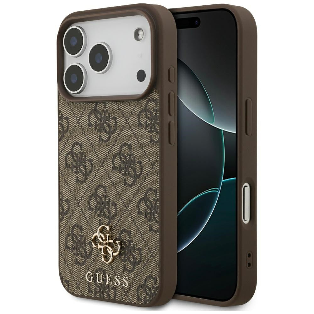 Guess - 4G Small and Classic Logo MagSafe - iPhone 17 Pro - Brown