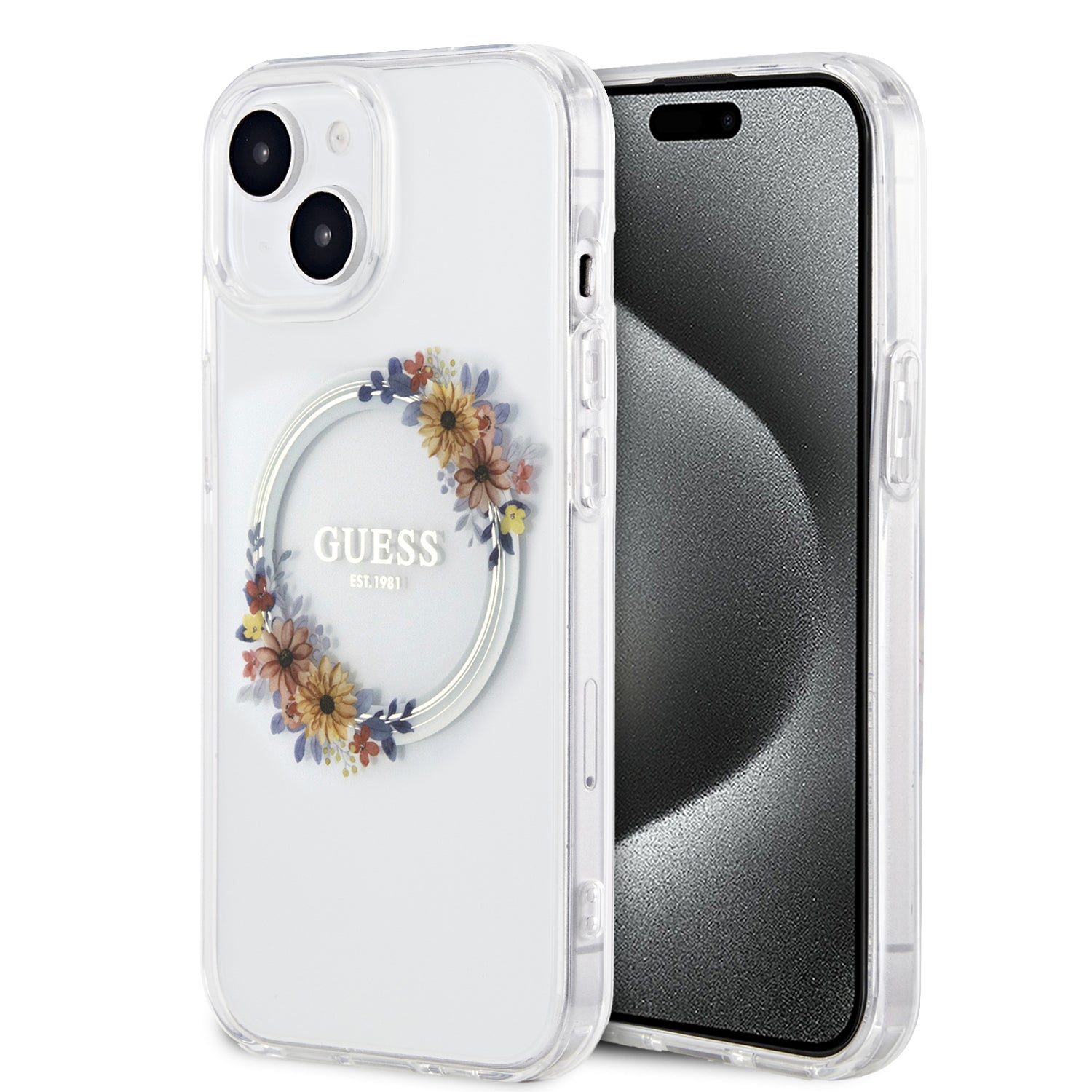 Guess MagSafe Hard Case – iPhone 14 (Διάφανο – GUHMP14SHFWFCT)
