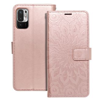 MEZZO Book case Redmi Note 10 5G / Poco M3 Pro mandala rose gold