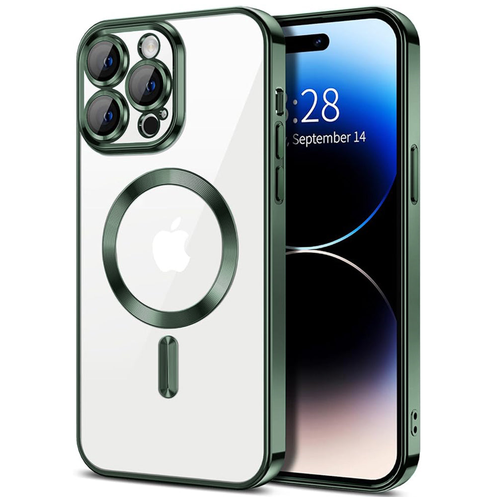 Luxury Crystal MagSafe - iPhone 14 Pro - Deep Green