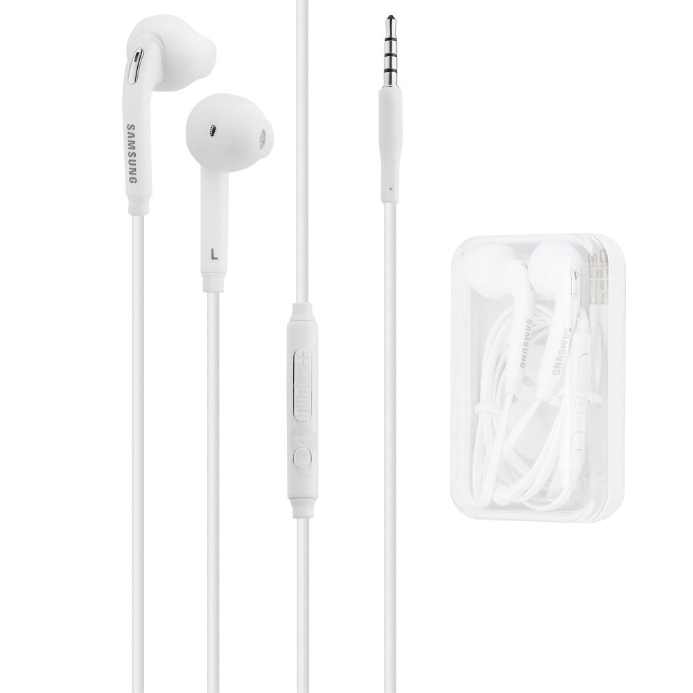 Samsung Original Wired Earphones - 3.5mm, In-Ear, Microphone, 1.2m - White