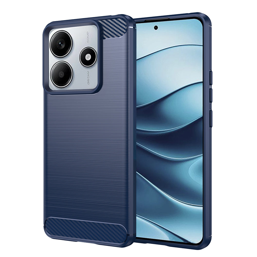 Carbon Silicone - Xiaomi Redmi Note 14 - Blue
