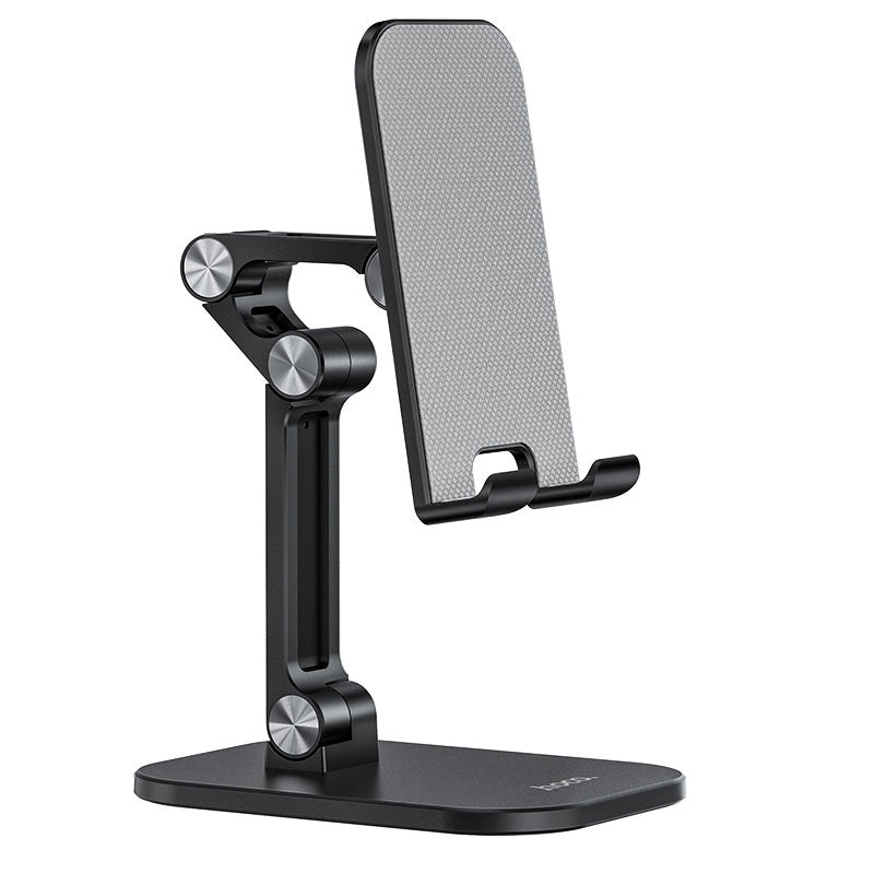 Hoco - Desk Holder - Foldable for Phone, Tablet, 4.7 - 13.0" - Black