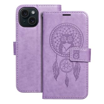 MEZZO Book case IPHONE 15 dreamcatcher purple