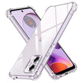 Shockproof Clear Silicone - Motorola Moto G14 - Clear