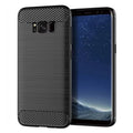 Carbon Silicone - Samsung Galaxy S8 - Black