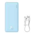 Baseus - Power Bank Airpow - 20W, 10000mAh, w/Cable USB-C - Galaxy Blue