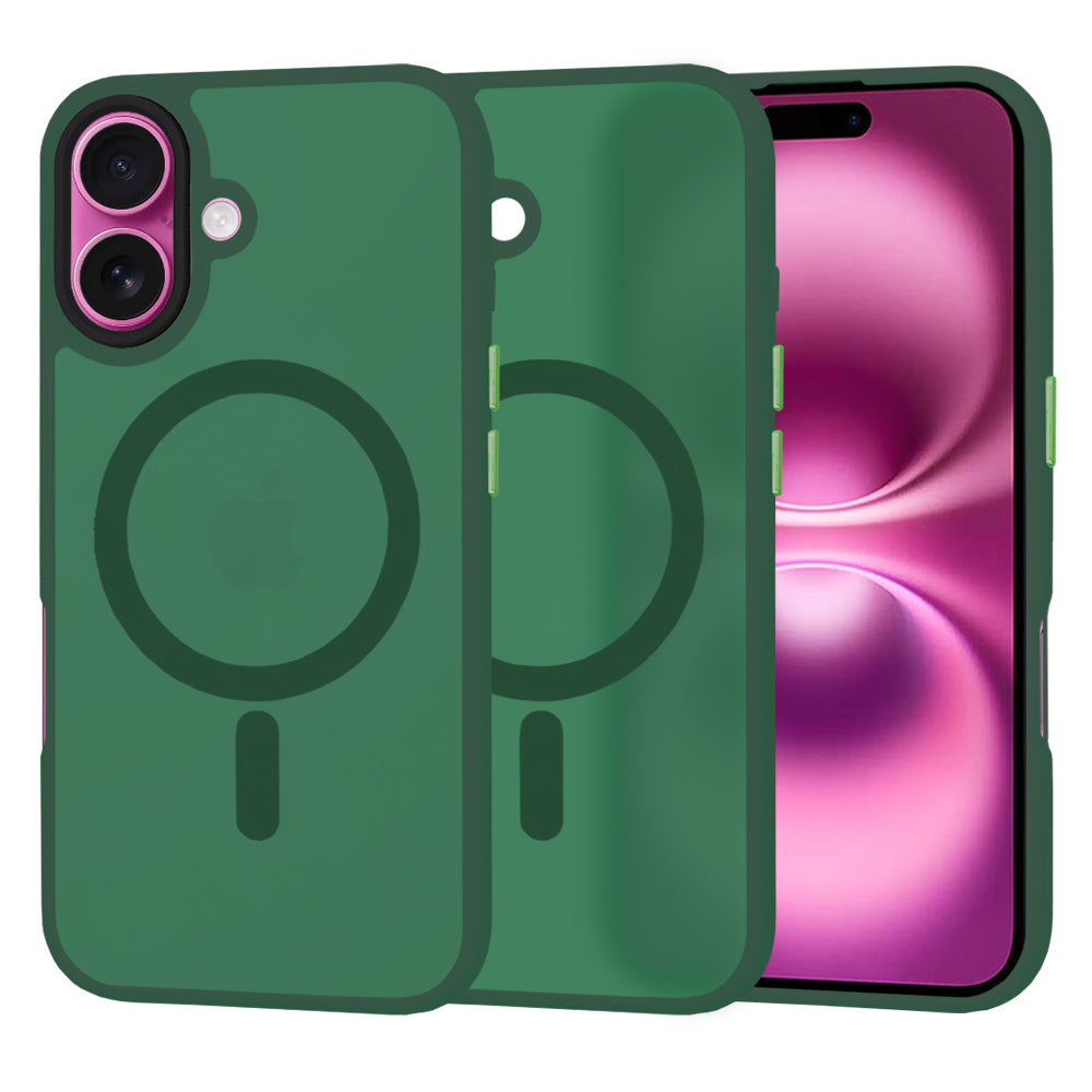 HaloFrost MagSafe Series - iPhone 16 Plus - Midnight Green