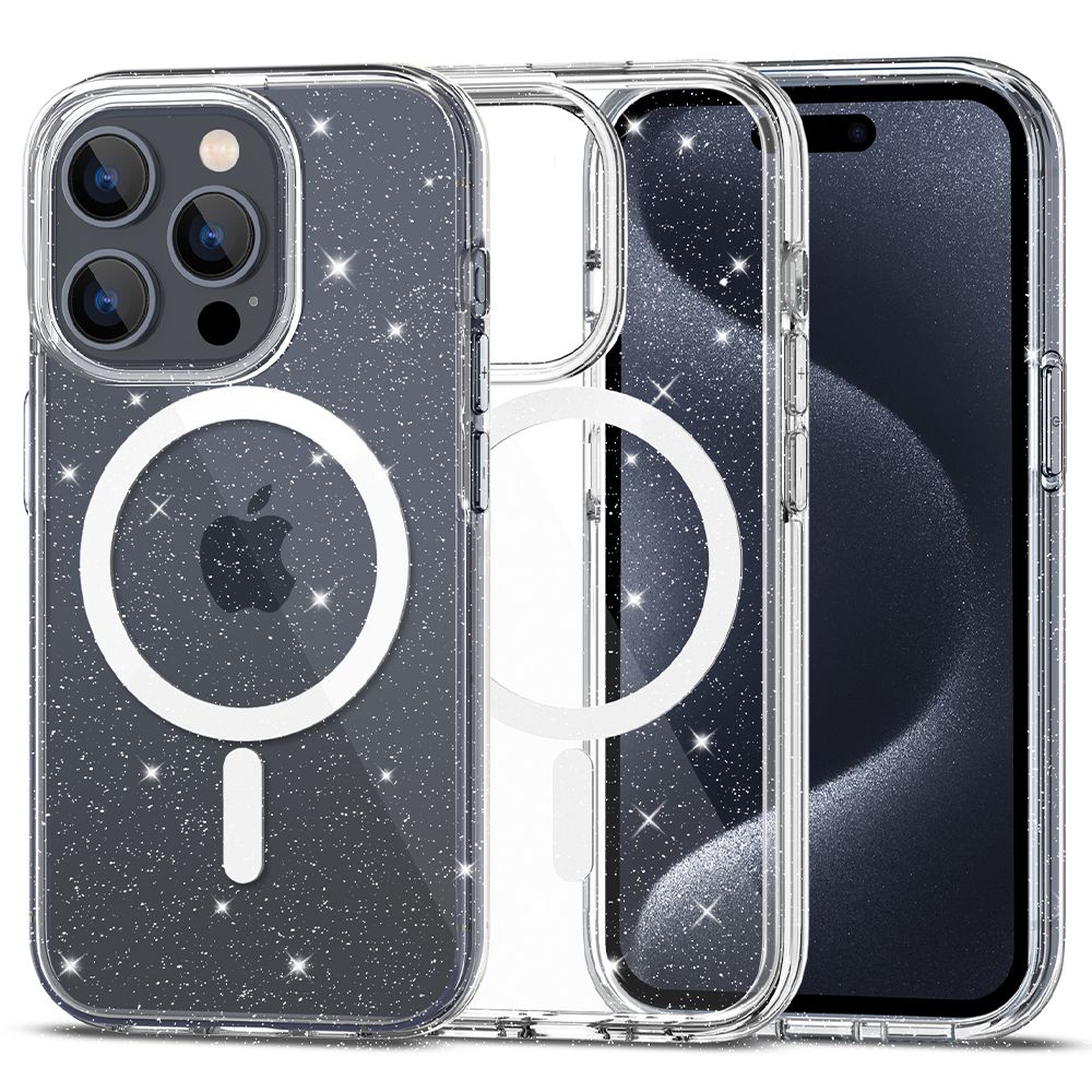 SparkleSkin MagSafe Series - iPhone 15 Pro - Clear