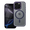 MATTE MAG COVER case
compatible with MagSafe for IPHONE 16 Pro purple
