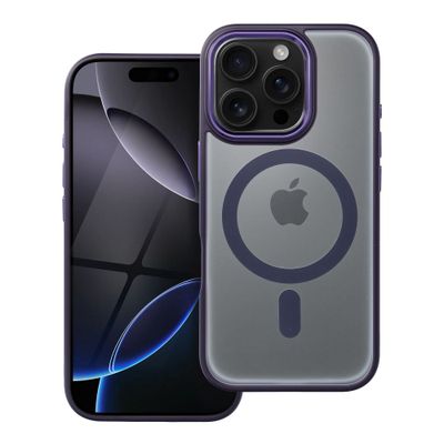 MATTE MAG COVER case
compatible with MagSafe for IPHONE 16 Pro purple