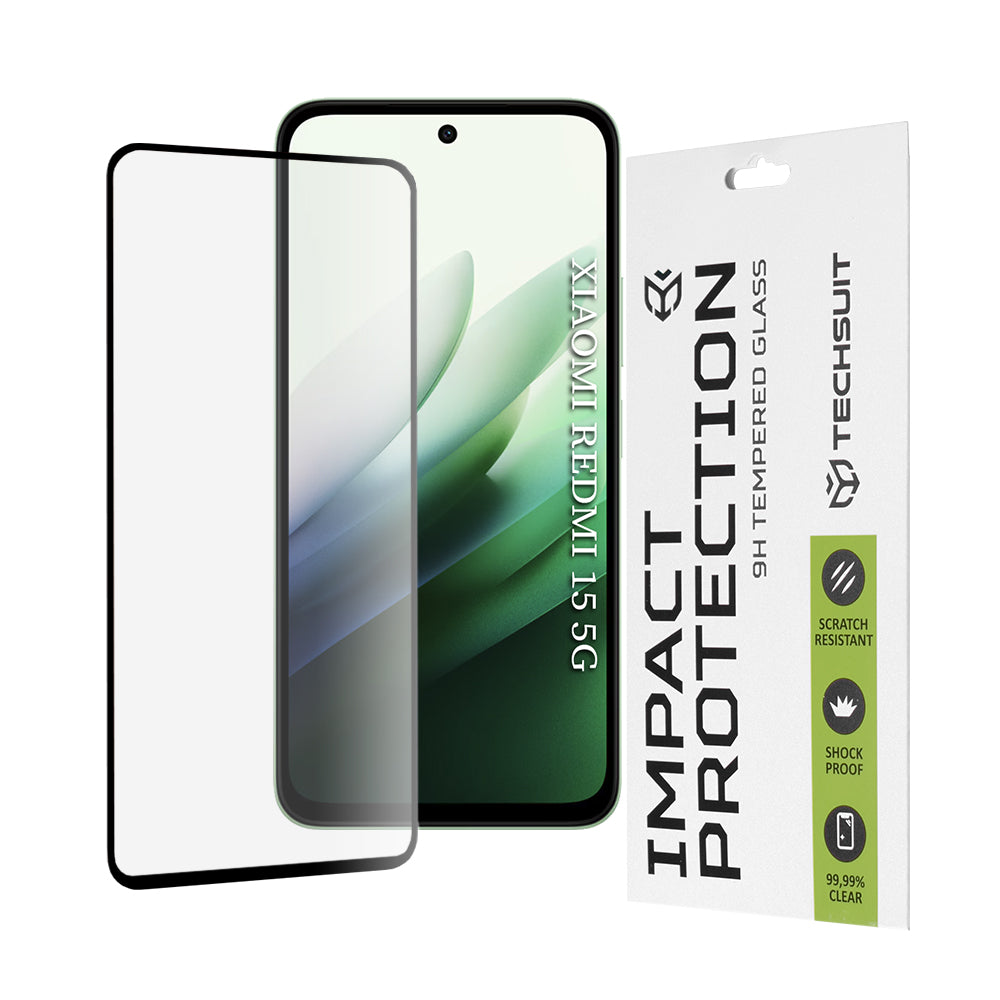111D Full Cover / Full Glue Glass - Xiaomi Redmi 15 4G /  Redmi 15 5G - Black