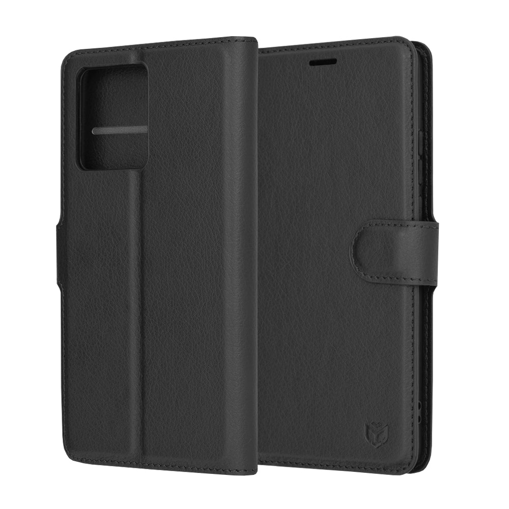 Leather Folio - Motorola Edge 40 Neo - Black