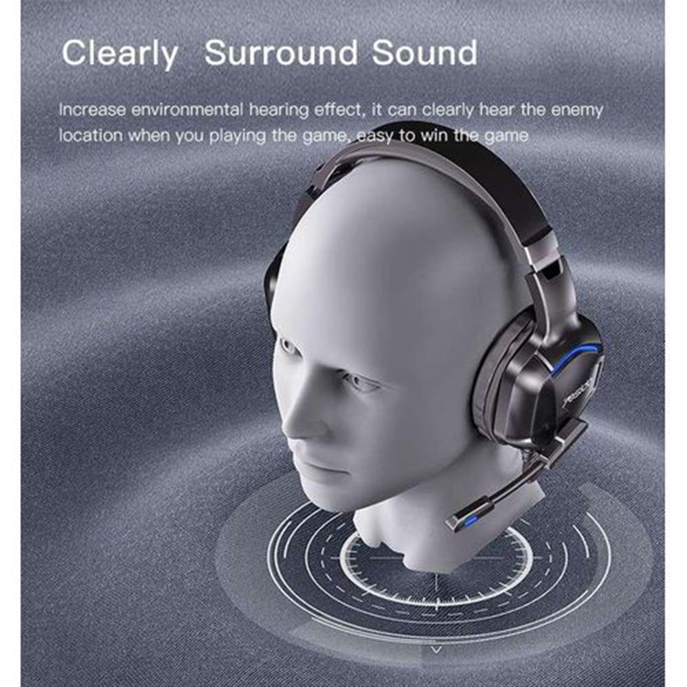 Yesido - Wired Headphones - Gaming, with Microphone, RGB LED - Black