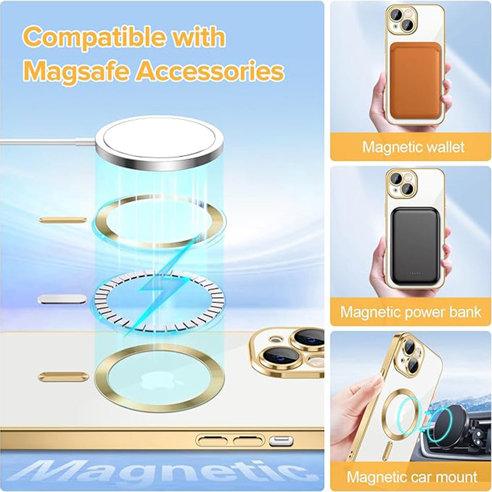 Luxury Crystal MagSafe - iPhone 14 - Gold