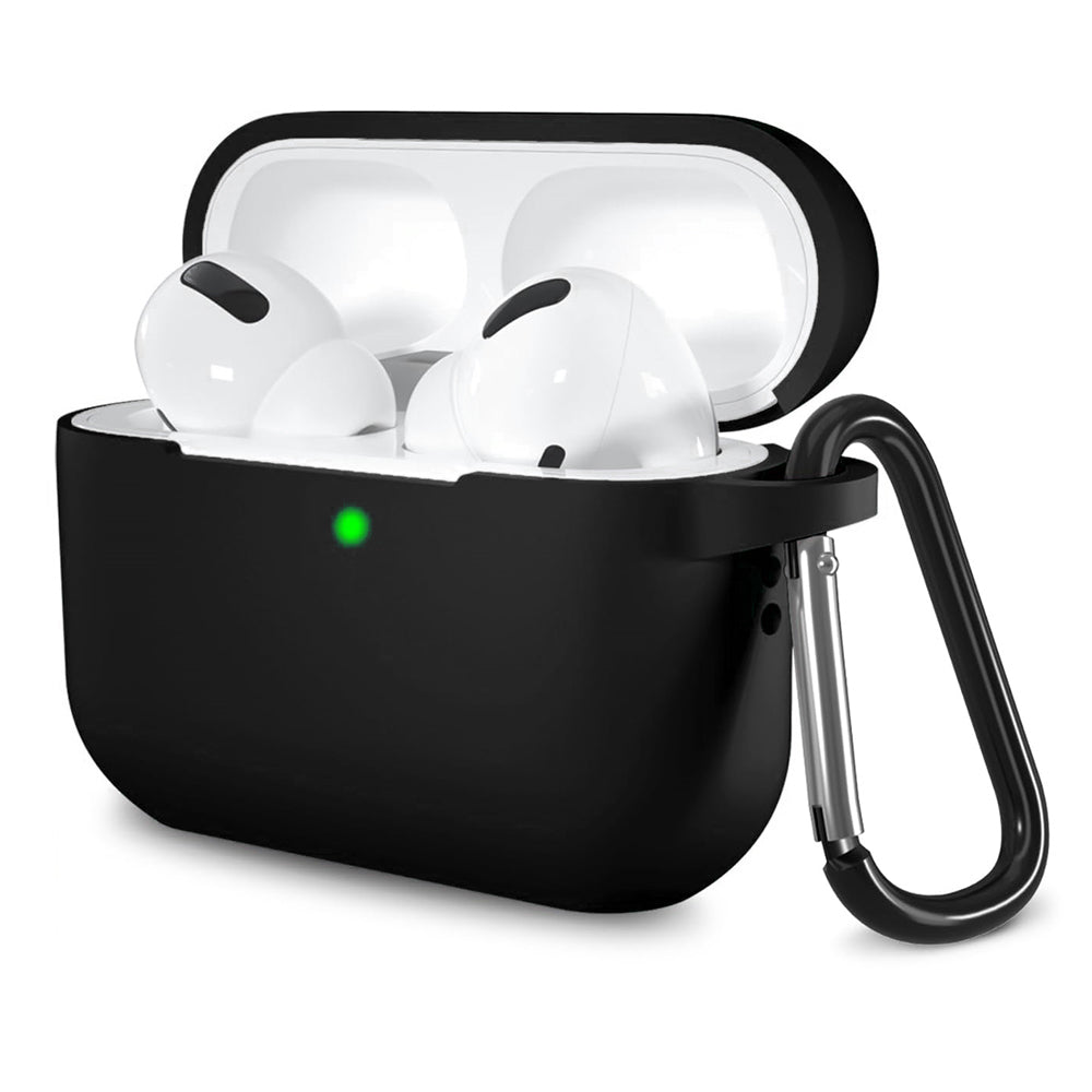 Silicone Case - for AirPods Pro 1 / 2, Smooth Ultrathin Material - Black