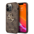 Guess - Hardcase 4G Big Metal Logo - iPhone 13 Pro - Brown