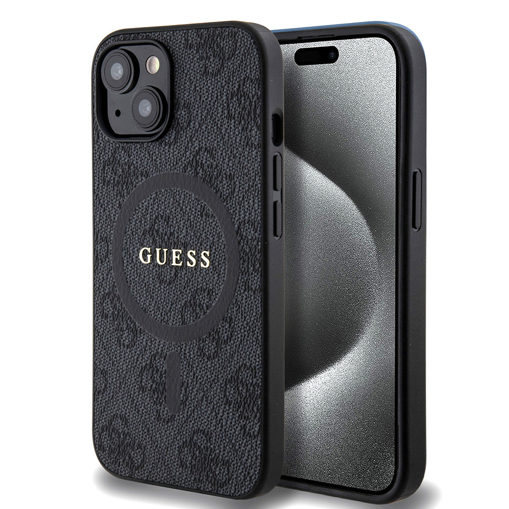 Guess - 4G Ring Classic Logo MagSafe - iPhone 15 - Black