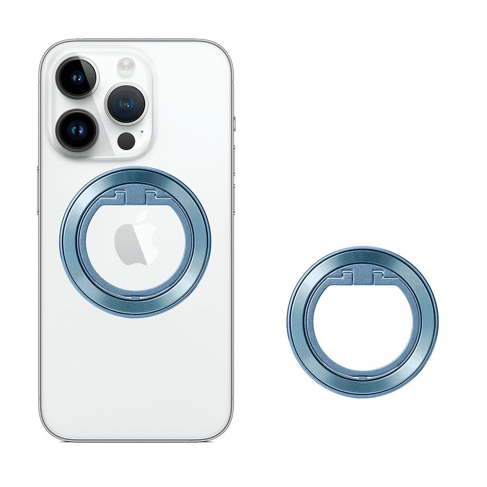 MagSafe Phone Ring (MPR2) - Round Shape, Aluminium Alloy - Blue