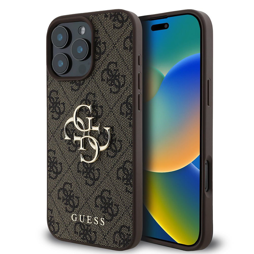 Guess - Hardcase 4G Big Logo - iPhone 16 Pro - Brown