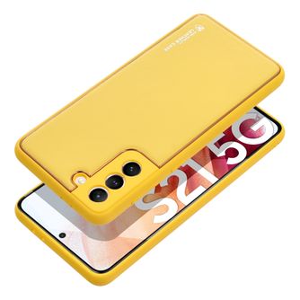 LEATHER case for XIAOMI Redmi 13C / POCO C65 yellow