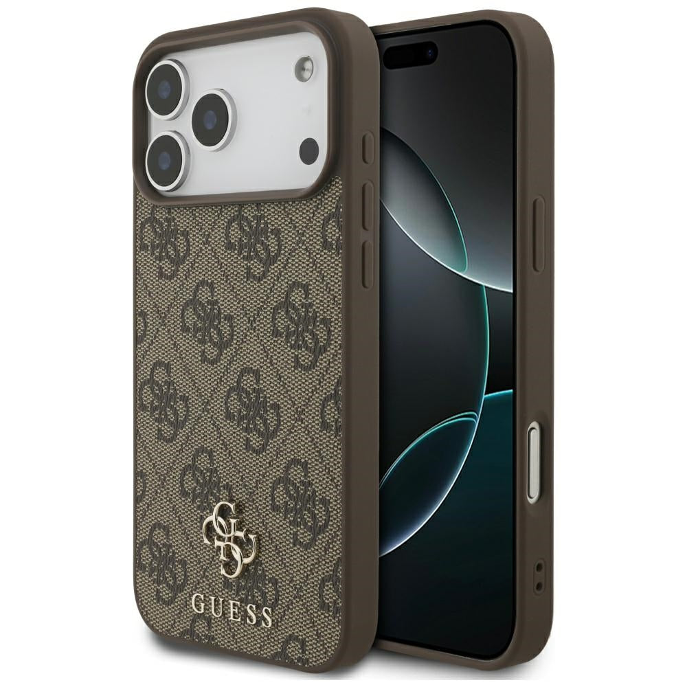 Guess - 4G Small and Classic Logo MagSafe - iPhone 17 Pro Max - Brown