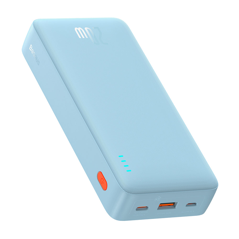 Baseus - Power Bank Airpow - USB, Type-C, 20W, 20000mAh - Galaxy Blue