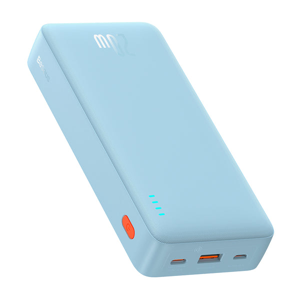 Baseus - Power Bank Airpow - USB, Type-C, 20W, 20000mAh - Galaxy Blue
