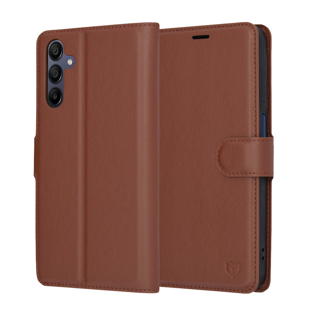 Leather Folio - Samsung Galaxy A15 4G / A15 5G - Brown