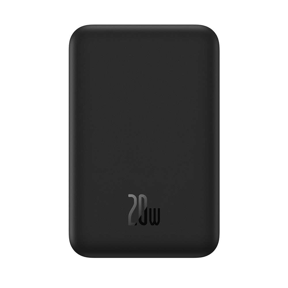 Baseus - Power Bank Mini - Type-C, MagSafe Charging, 20W, 20000mAh, 30cm - Black