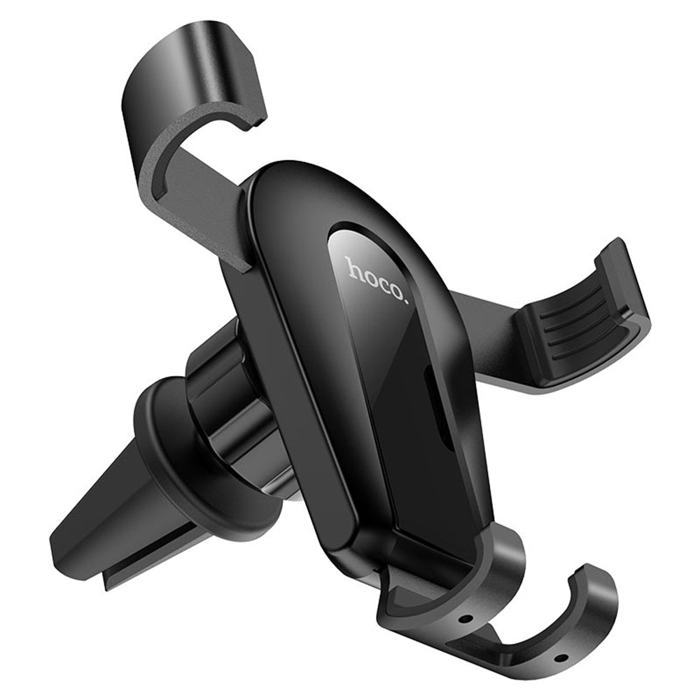 Hoco - Car Holder Gold Shield - Gravity Grip for Air Vent - Black