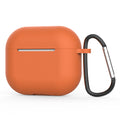 Silicone Case - for AirPods 4, Smooth Ultrathin Material - Orange