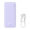 Baseus - Power Bank Airpow - 20W, 10000mAh, w/Cable USB-C - Nebula Purple