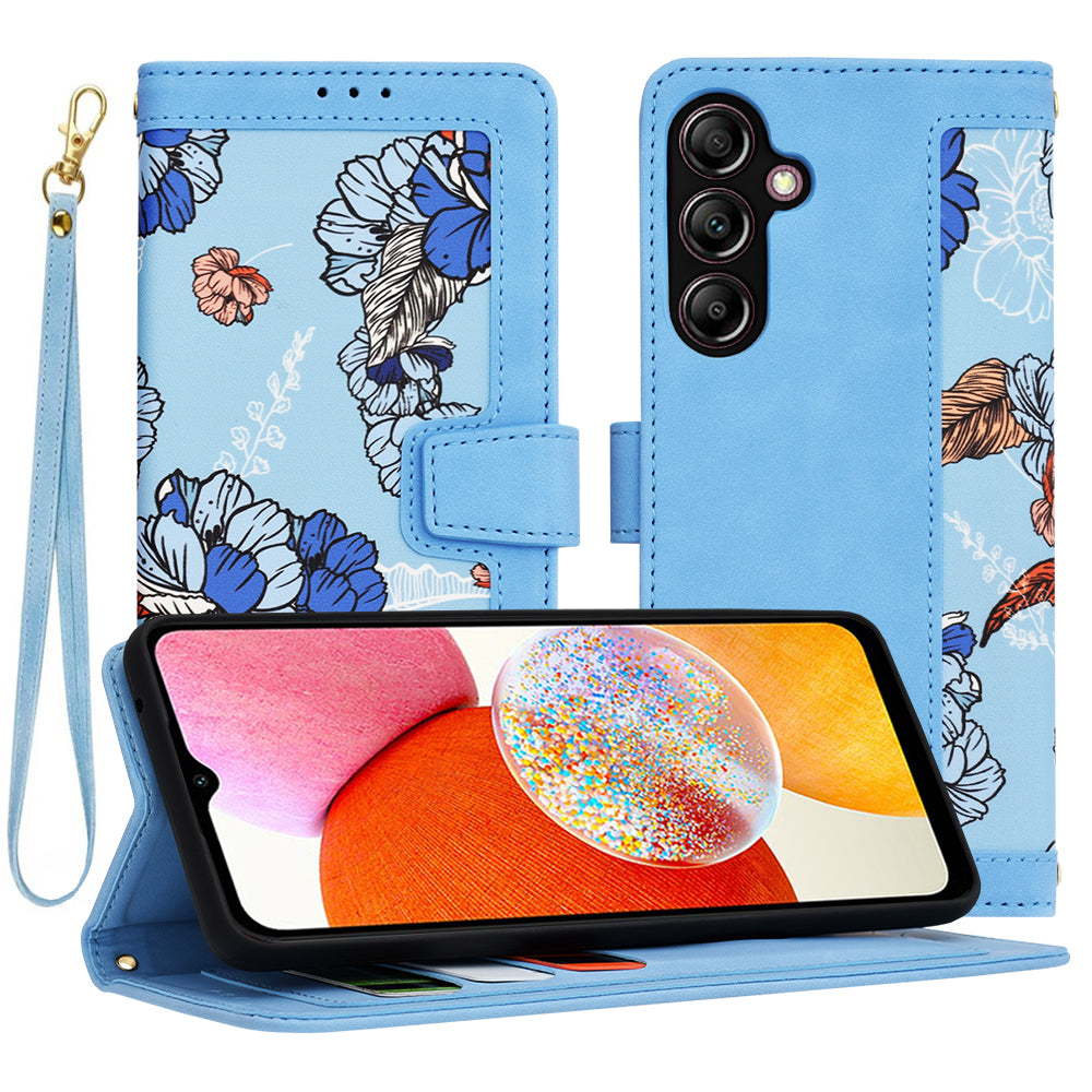FlipCraft - Samsung Galaxy A14 4G / A14 5G - Vibrant Blue