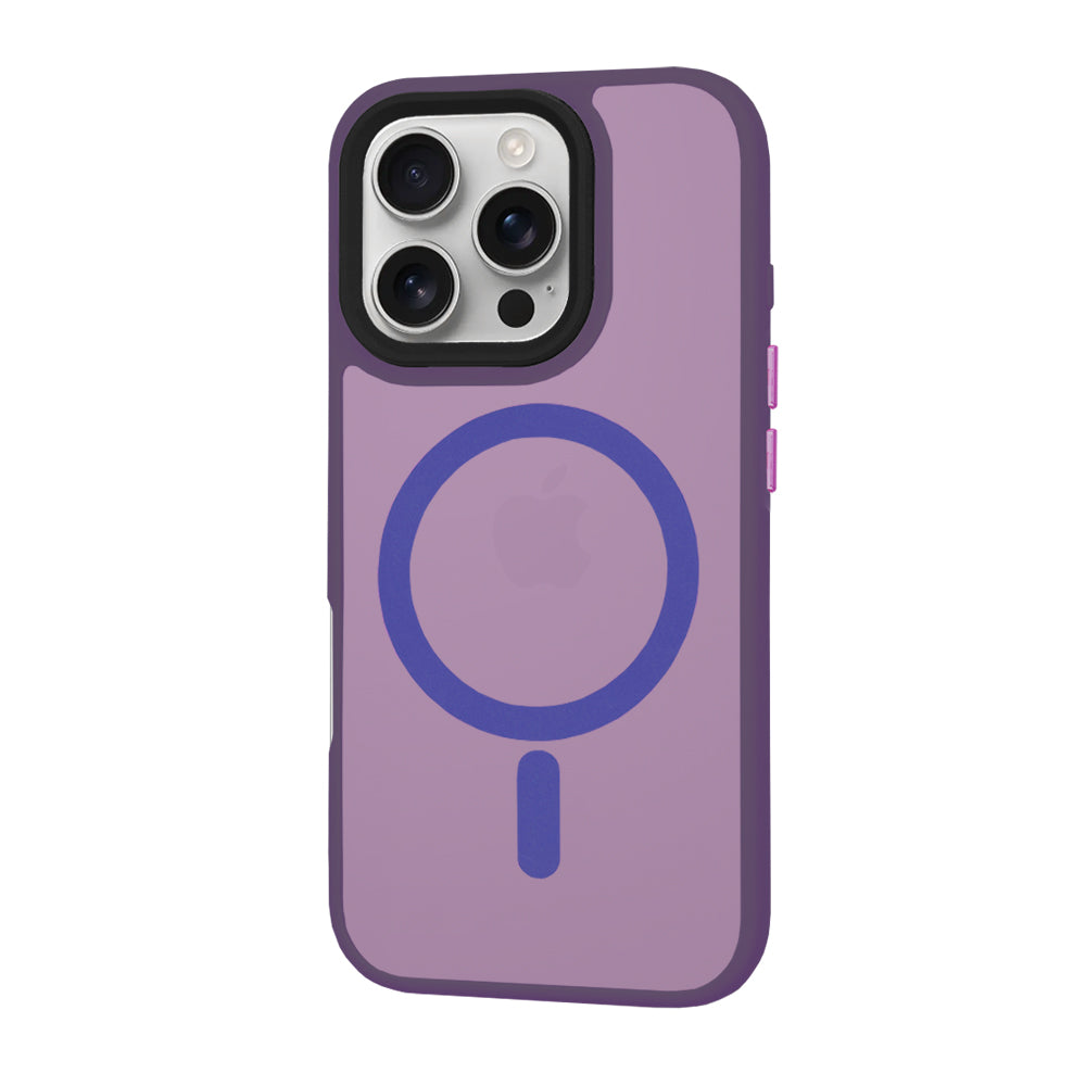 HaloFrost MagSafe Series - iPhone 16 Pro - Deep Purple