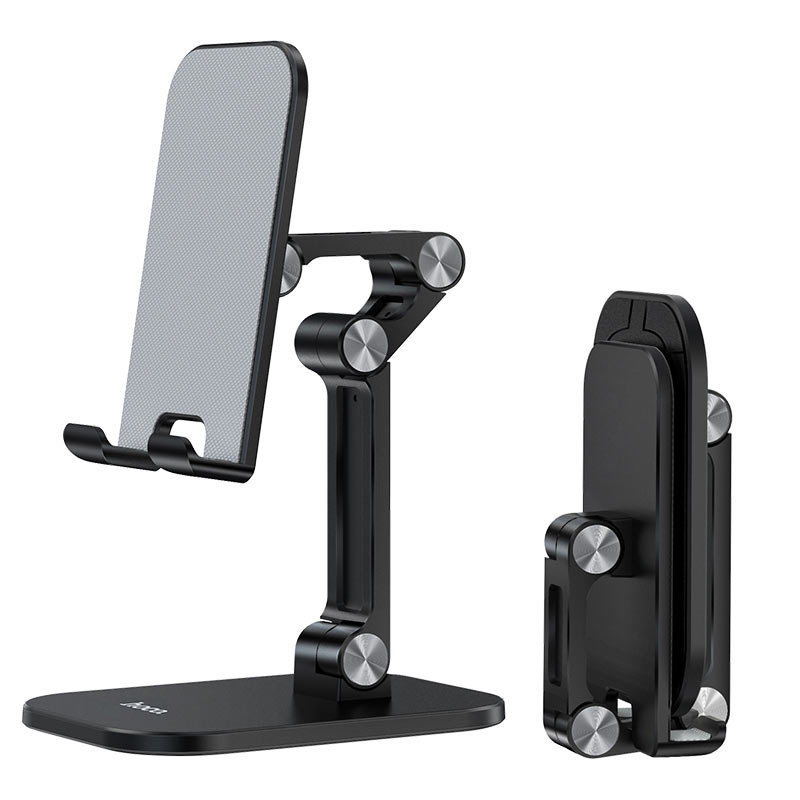 Hoco - Desk Holder - Foldable for Phone, Tablet, 4.7 - 13.0" - Black
