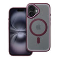 MATTE MAG COVER case
compatible with MagSafe for IPHONE 16 plum red