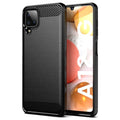 Carbon Silicone - Samsung Galaxy A12 / A12 Nacho - Black