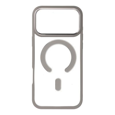 COLOR EDGE MAG COVER case with MagSafe for IPHONE 17 Pro Max titatnium grey