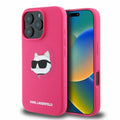 Karl Lagerfeld - MagSafe - iPhone 16 Pro Max - Fuchsia Karl&Choupette Head